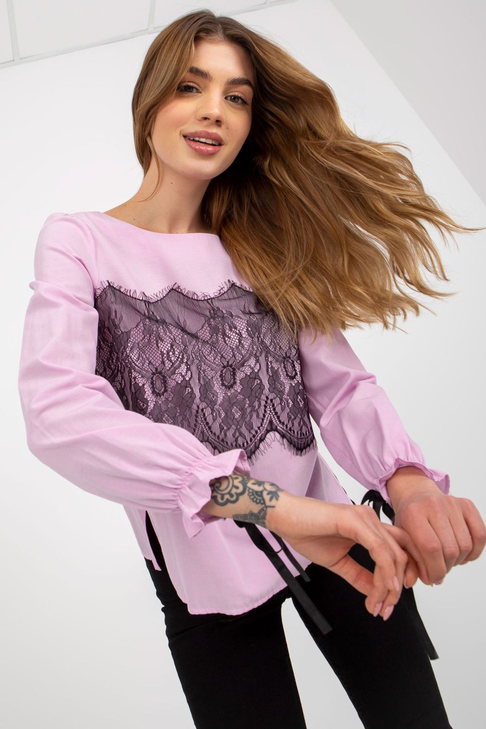  Blouse model 174948 Lakerta  violet