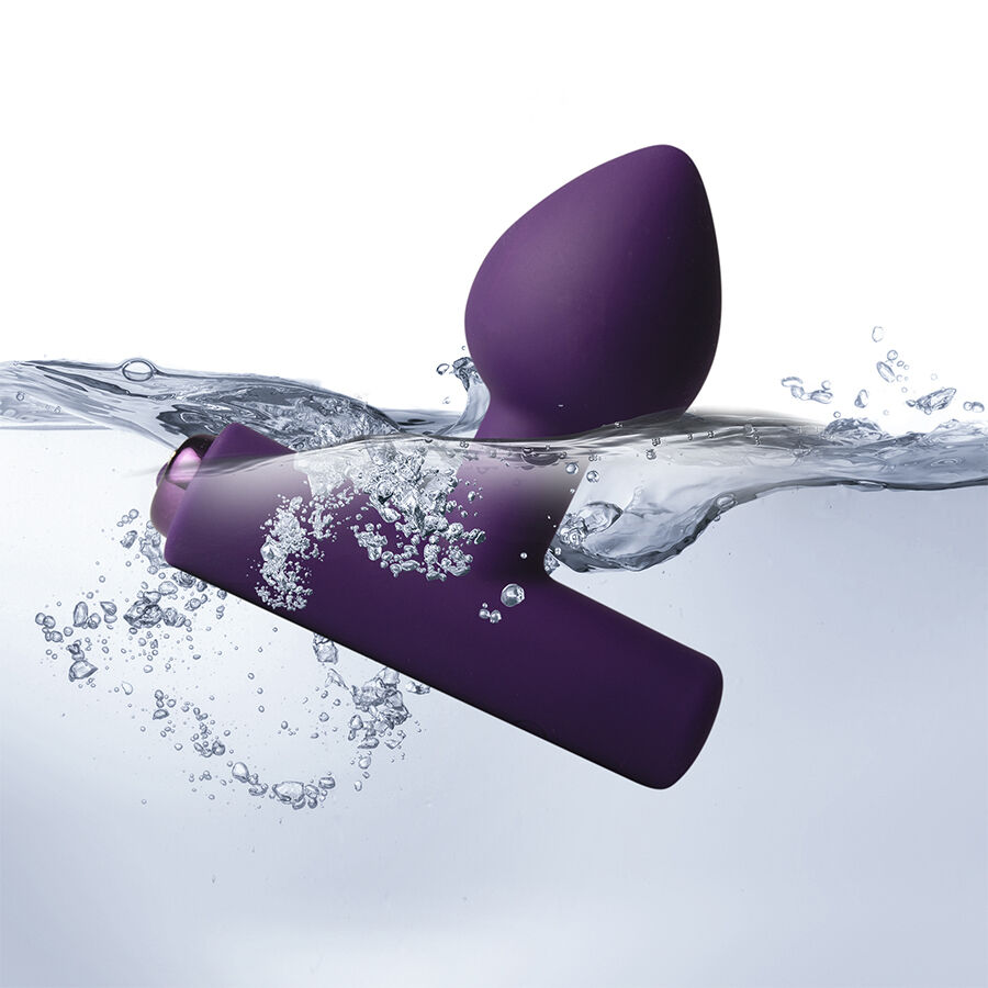 ROCKS-OFF - NOVA ASTRYX RECHARGEABLE PREMIUM & POWERFUL ANAL PLUG 16 FUNCTION PURPLE