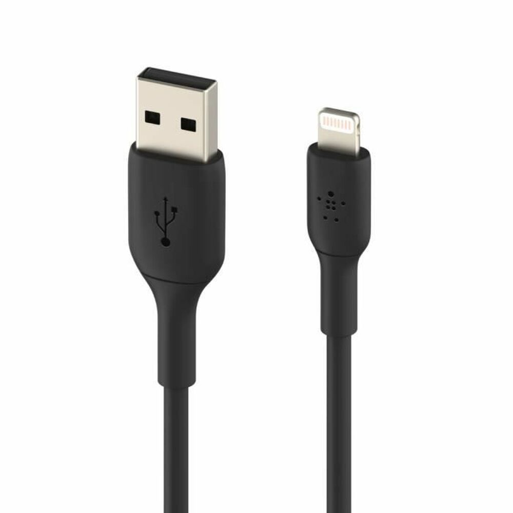 Lightning Cable Belkin CAA001BT1MBK Black 1 m