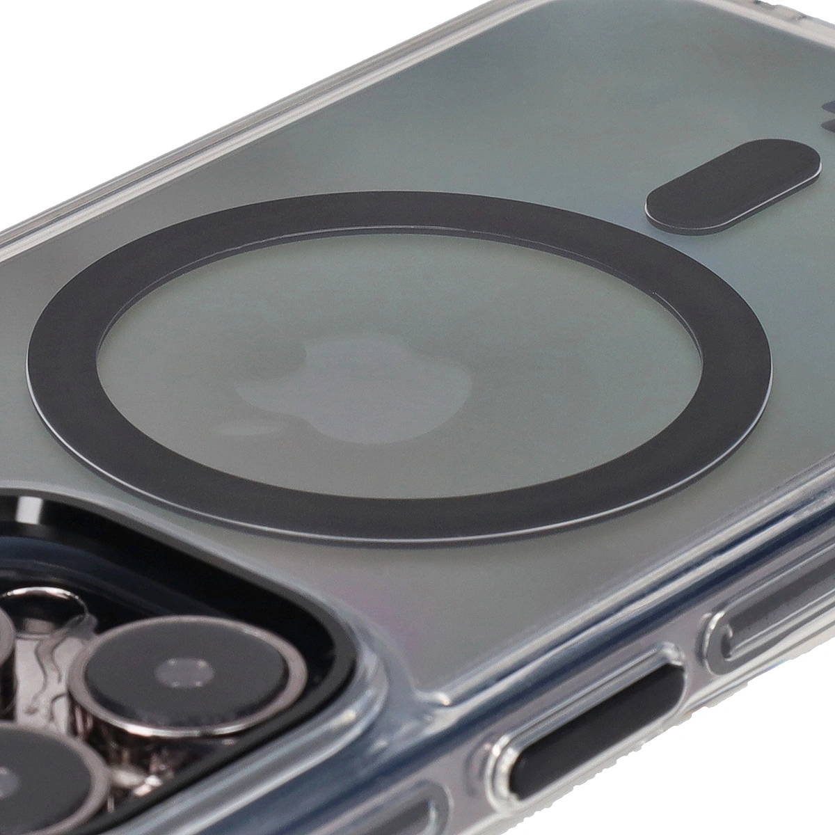 Bizon Case Marco Apple iPhone 15 Pro clear with black frame