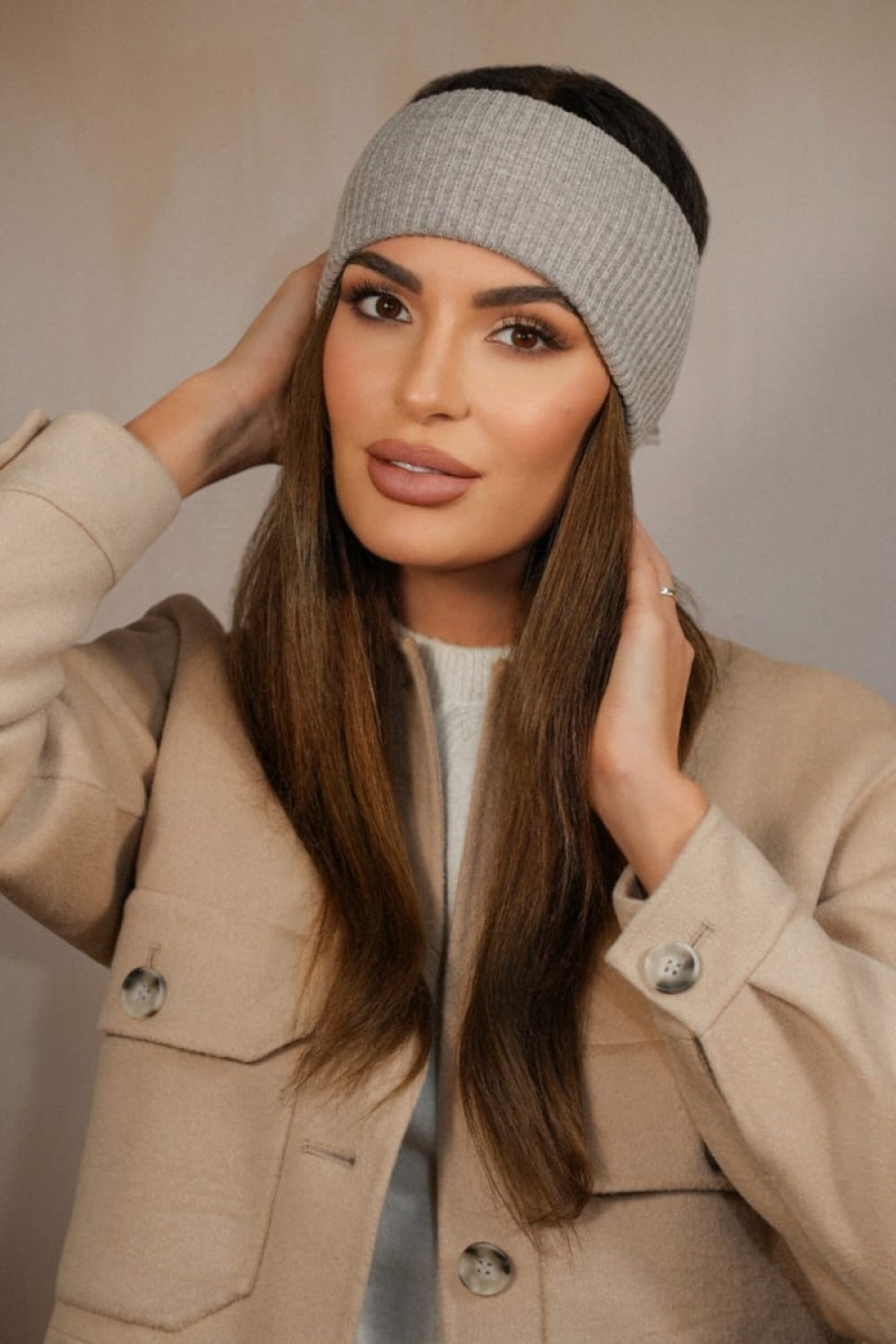  Headband model 205189 Kamea  beige