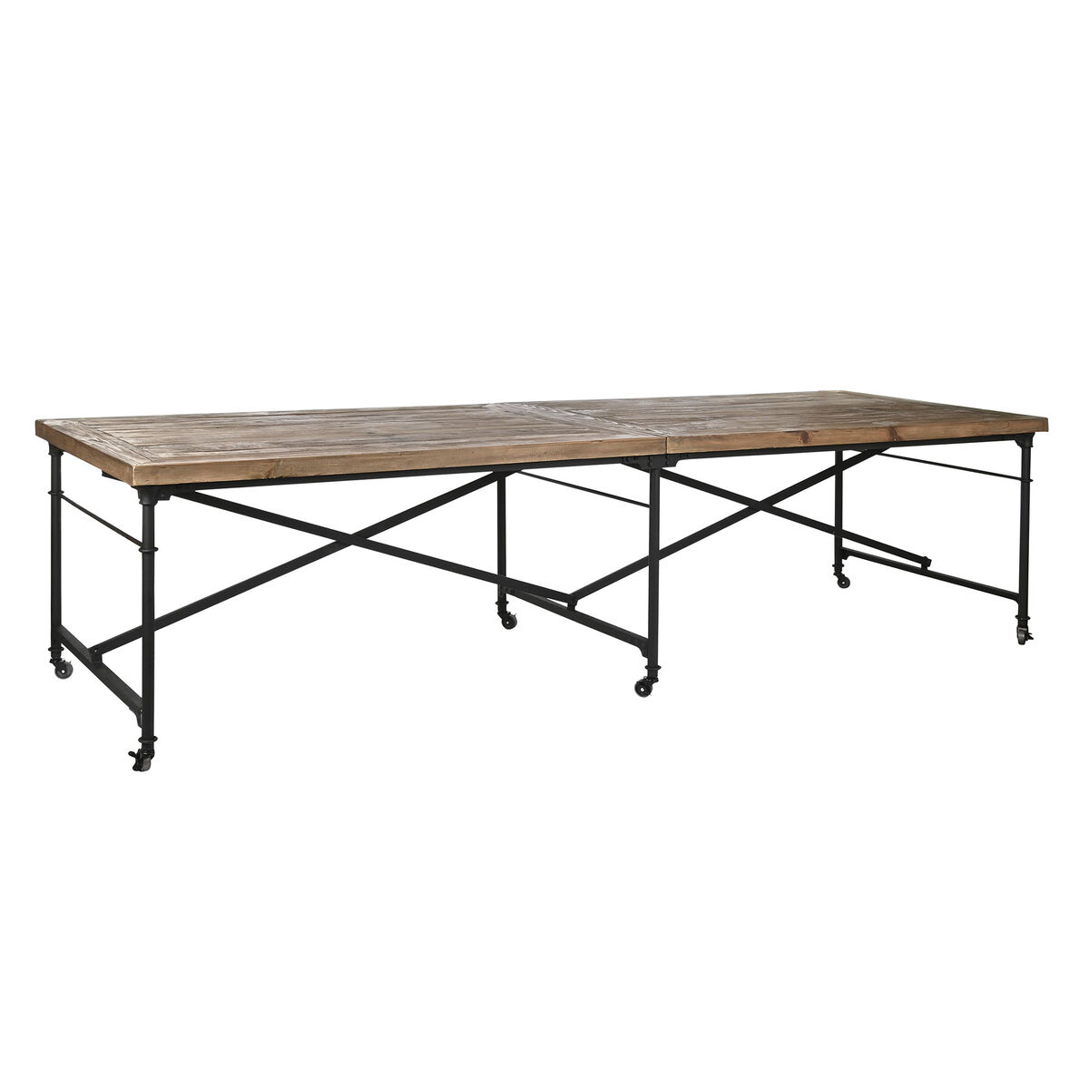 Dining Table Home ESPRIT Wood Metal 300 x 100 x 76 cm