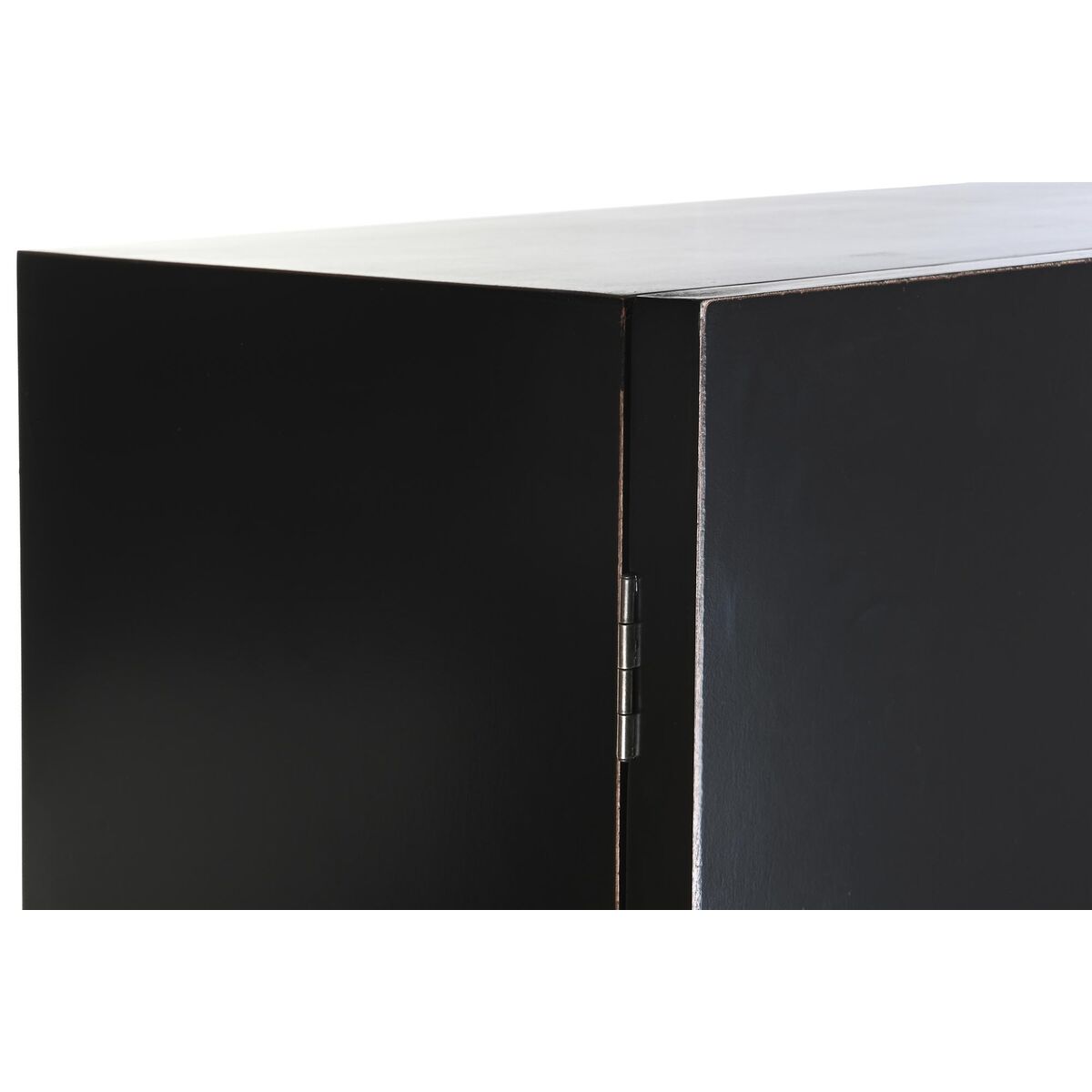 Cupboard DKD Home Decor   110 x 50 x 180 cm Black Metal Poplar
