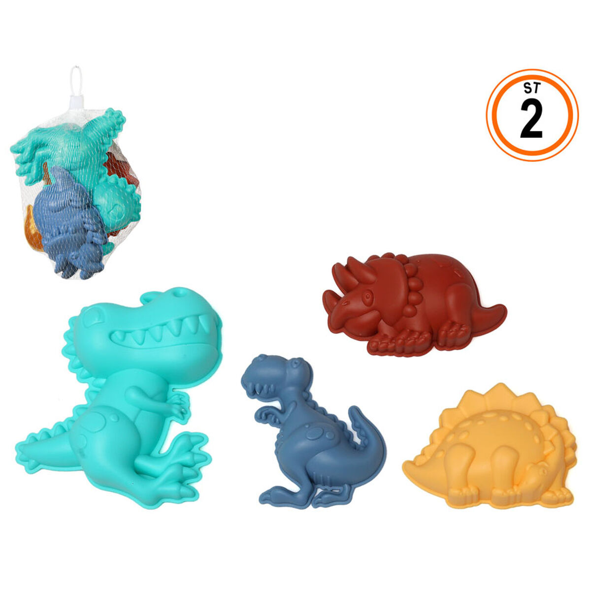 Beach toys set 4 Pieces Dinosaurs