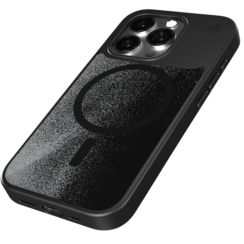 STM Relax Sand MagSafe Apple iPhone 15 (Black / Grey)