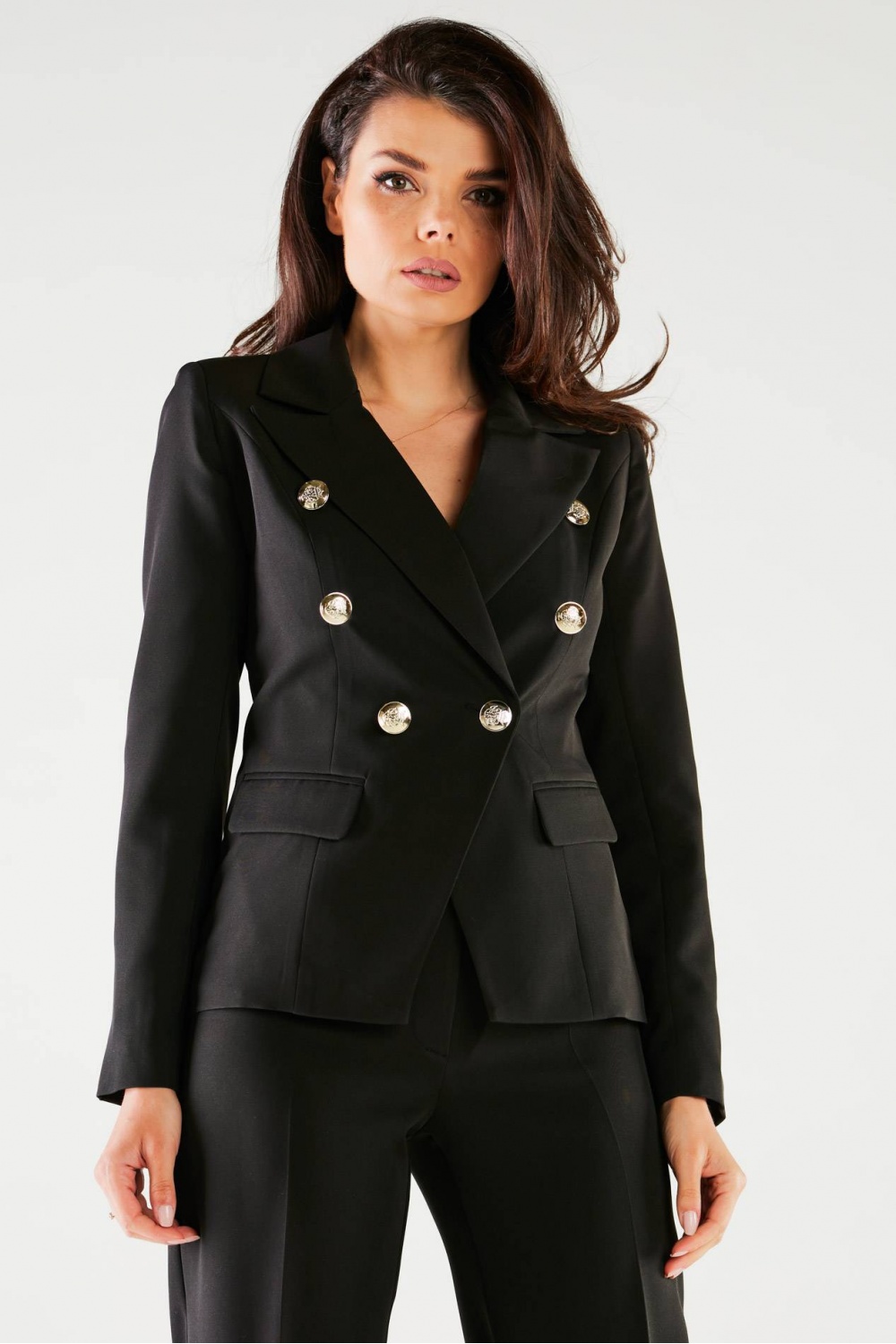  Jacket model 166815 awama  black