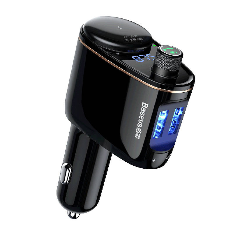 Baseus Car Transmitter Bluetooth MP3 S-06 (black)