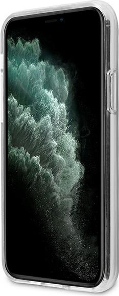 Mercedes AMG AMHCN61TCBW Apple iPhone 11 transparent hardcase Electroplate Black&White