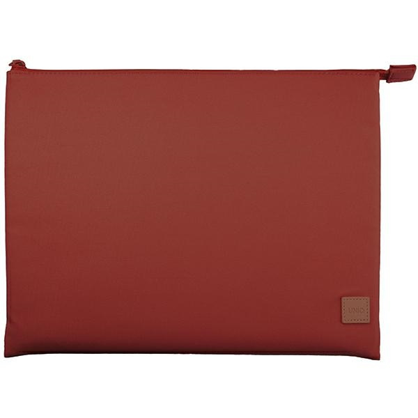 UNIQ Lyon laptop Sleeve 14 inch Waterproof RPET brick red