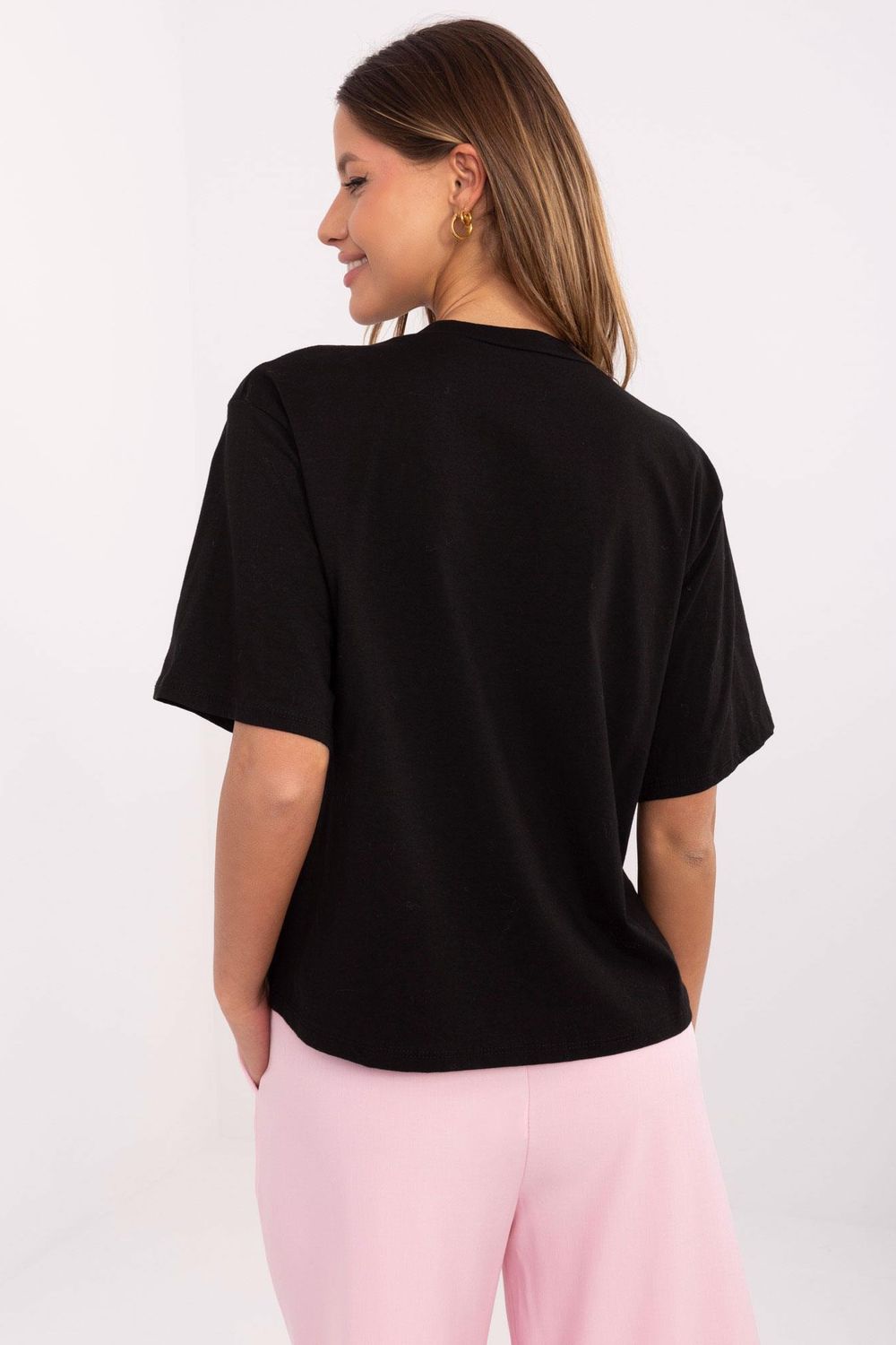  T-shirt model Italy Moda  black