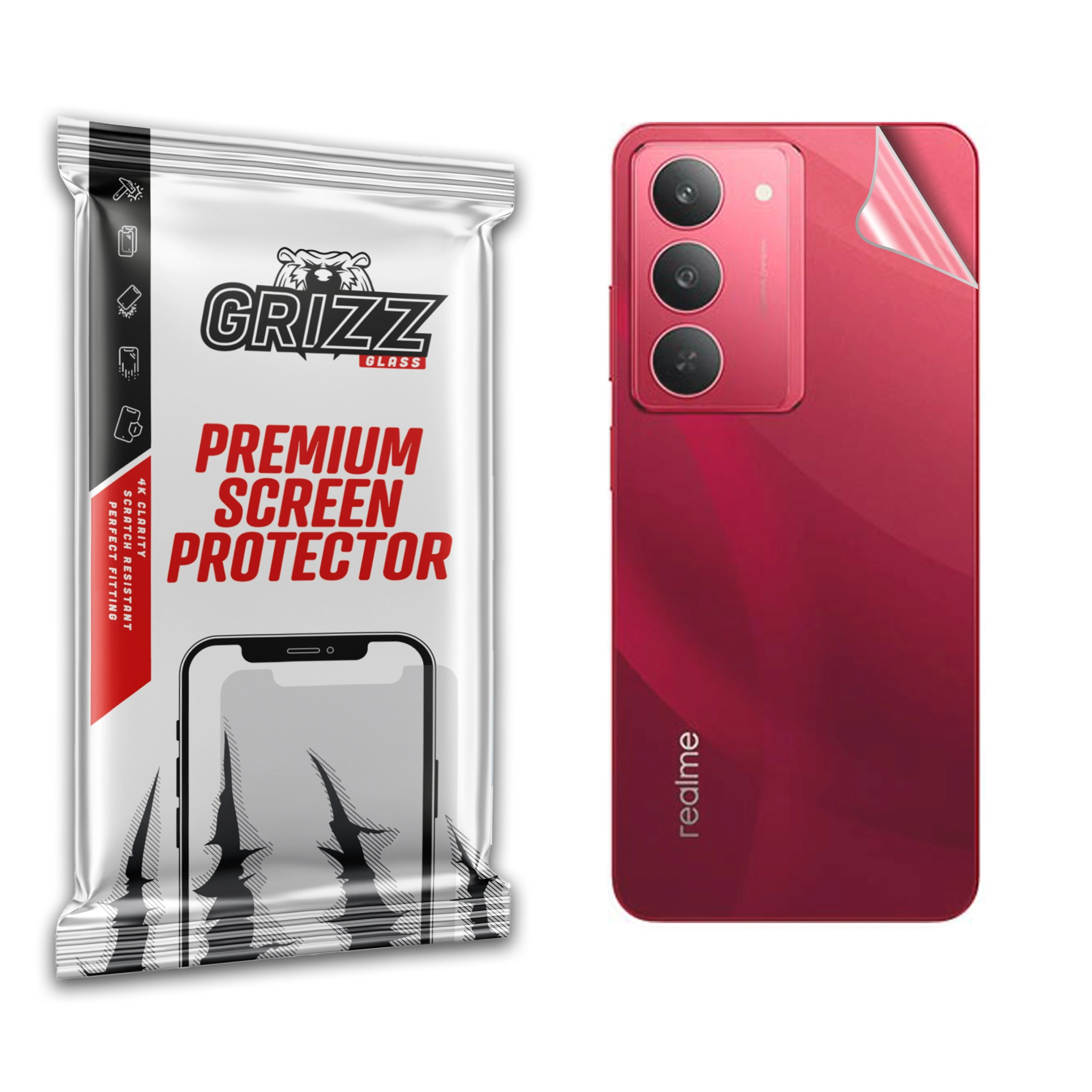 GrizzGlass SatinSkin Realme 14x