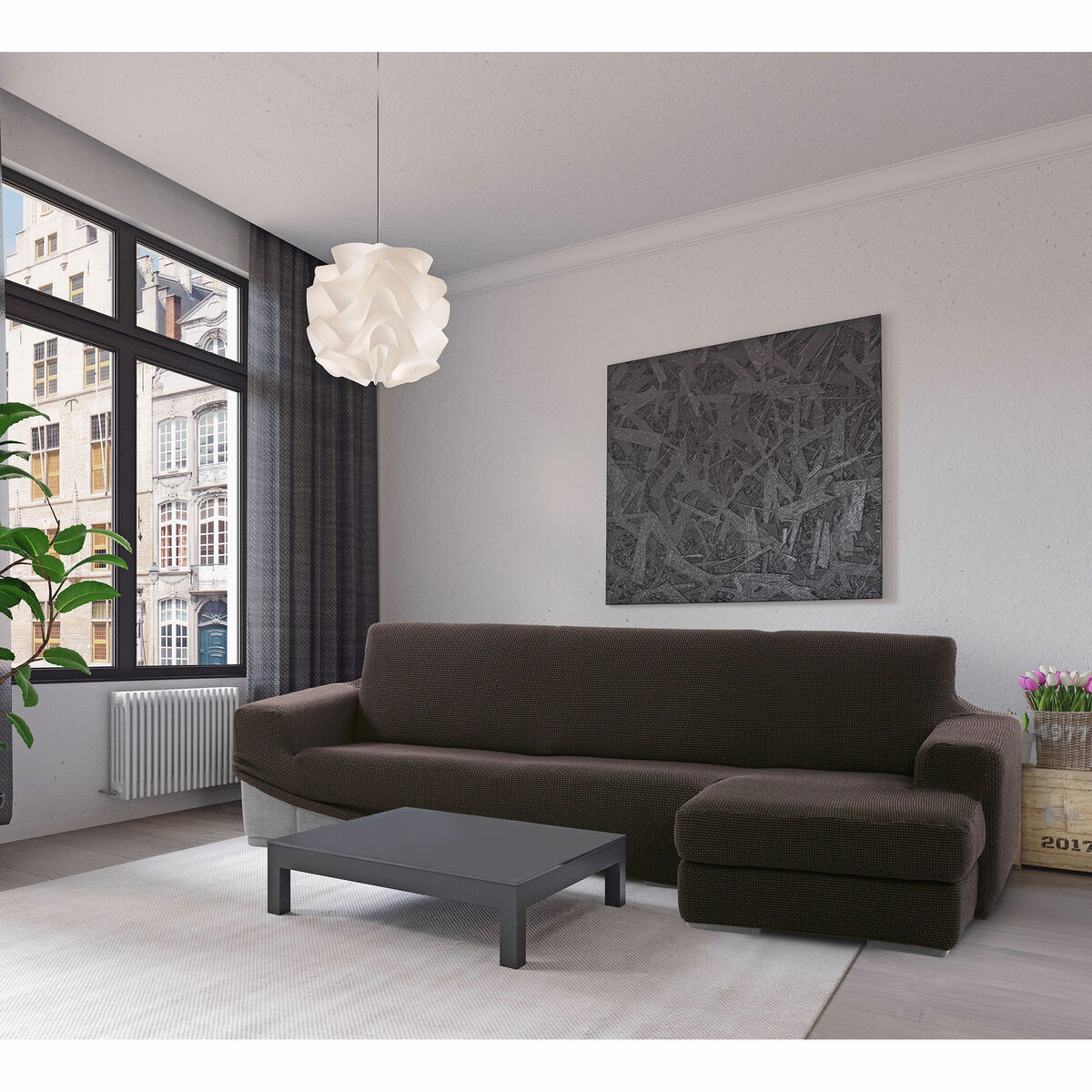 Chaise longue cover with short right arm Sofaskins NIAGARA 210 - 340 cm Chaise longue cover with short right arm Sofaskins NIAGARA 210 - 340 cm