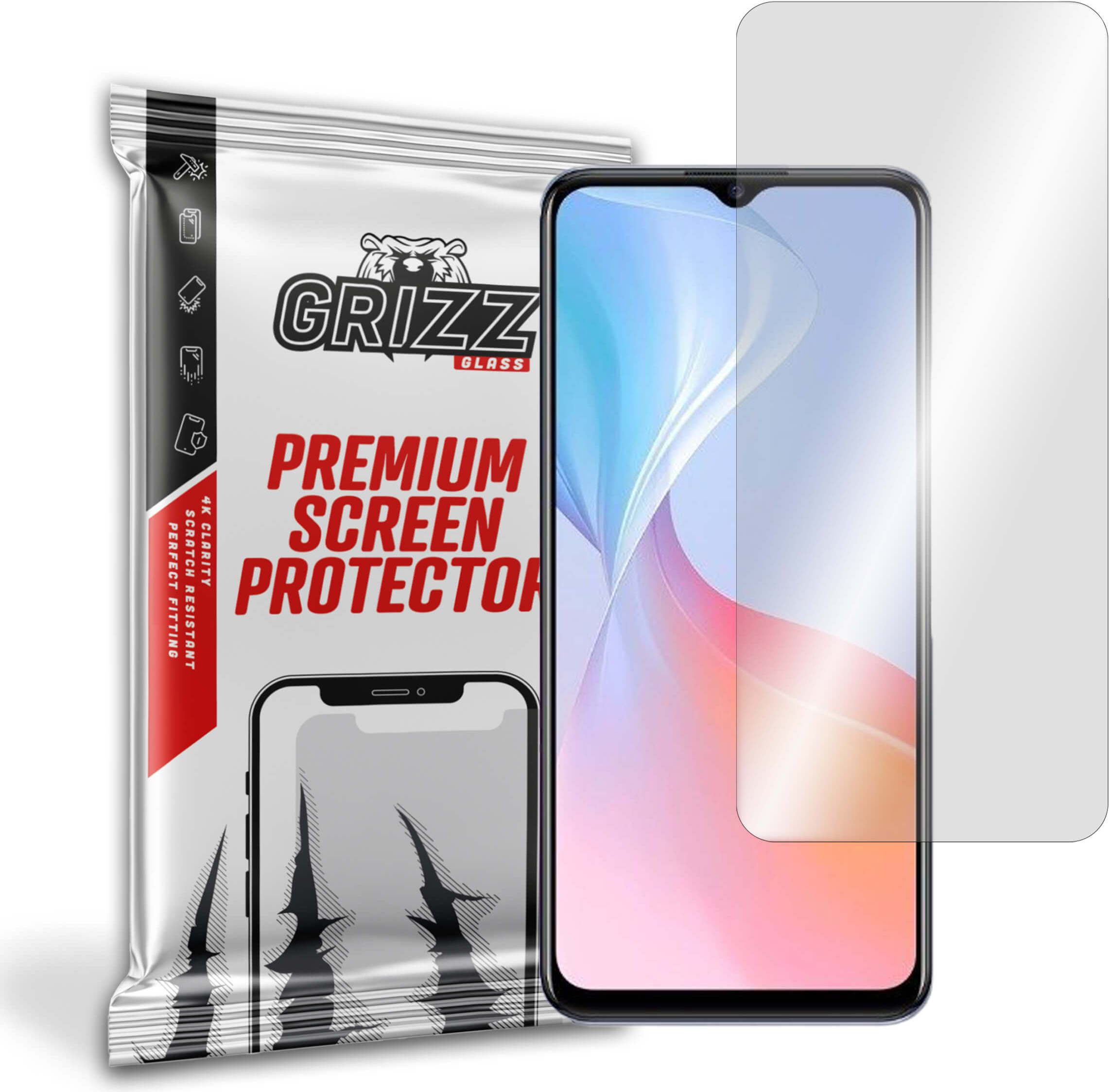 GrizzGlass HybridGlass Vivo T1x 5G