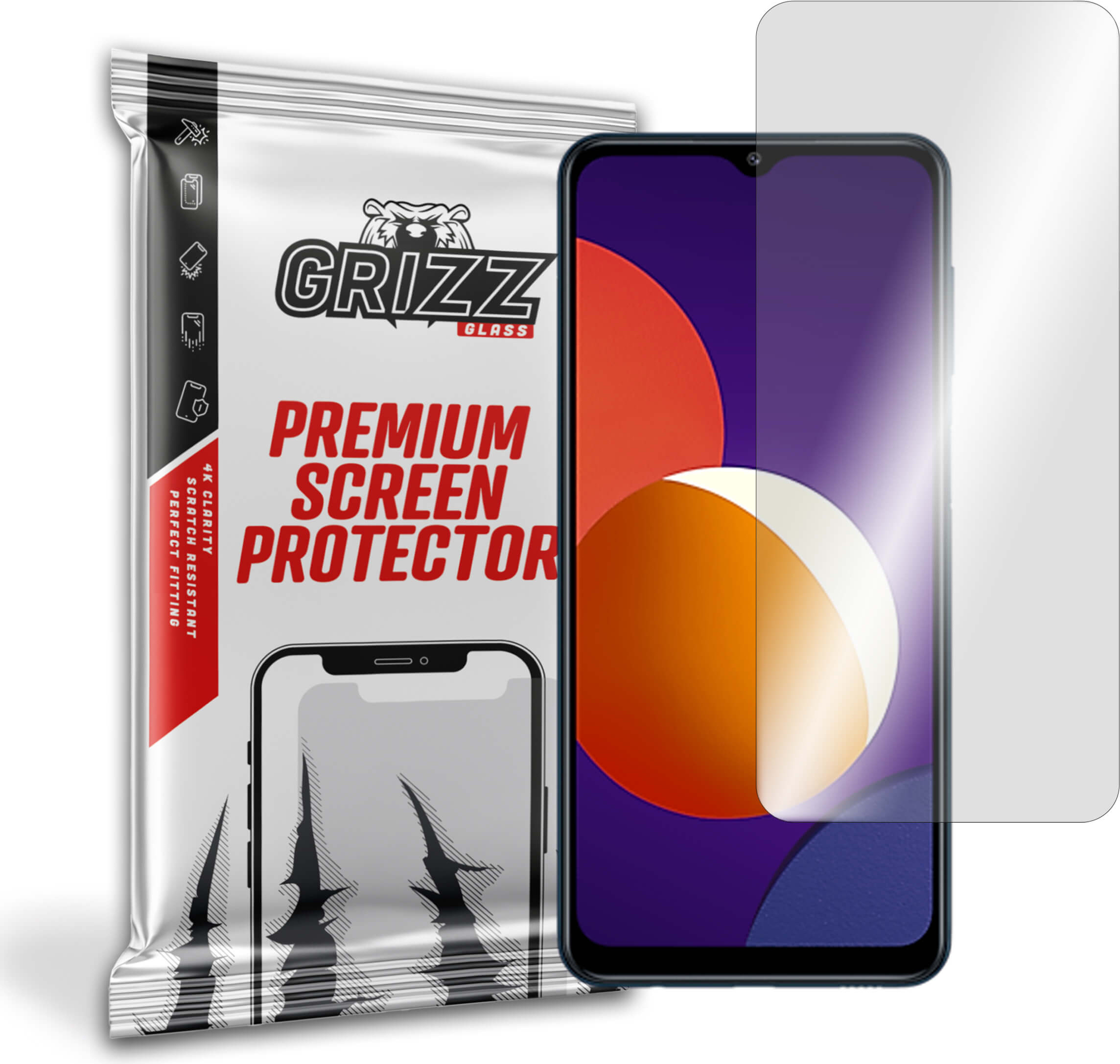 GrizzGlass HybridGlass Samsung Galaxy M12