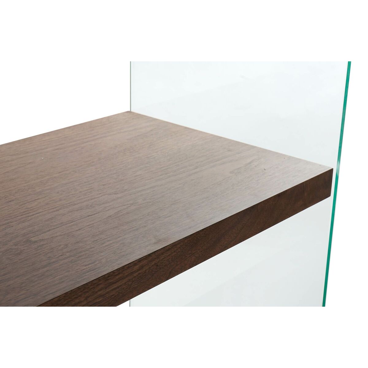Shelves DKD Home Decor 80 x 40 x 150 cm Crystal Walnut Dark brown MDF Wood