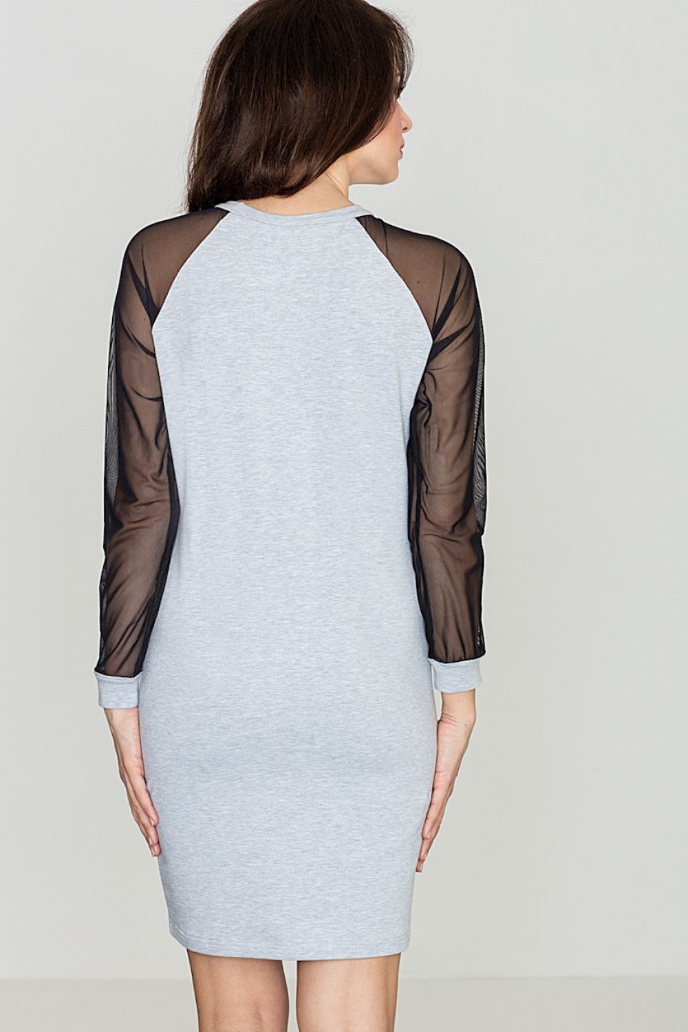  Short dress model 119329 Lenitif  grey