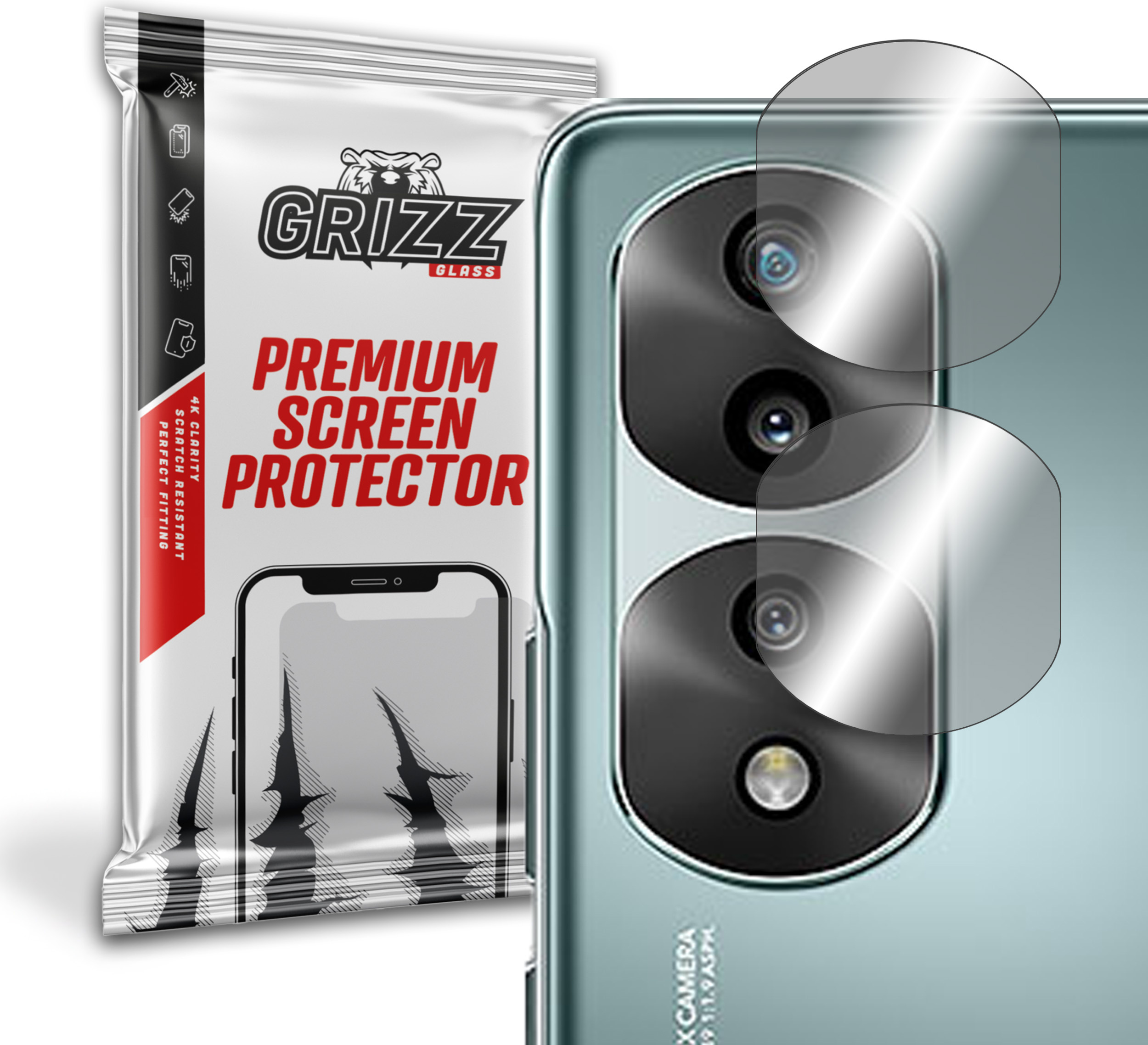 GrizzGlass HybridGlass Camera Honor 70 Pro+