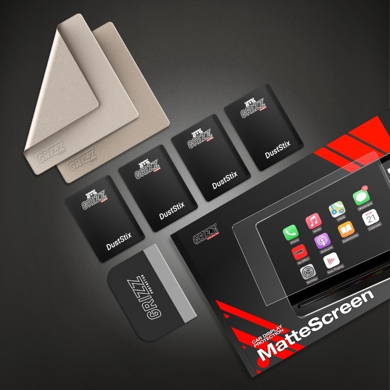 Matte GrizzGlass CarDisplay Protection car radio Android GoMedia 7021 2DIN 7" Volkswagen Skoda Seat