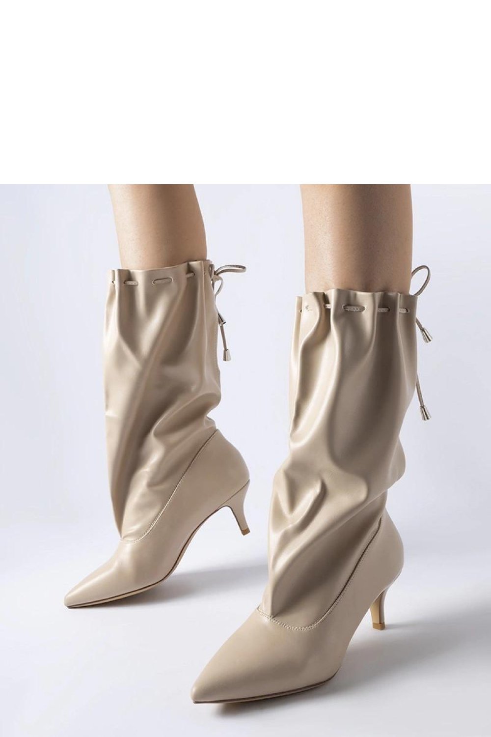  stiletto heeled boots model 204479 Solea  beige