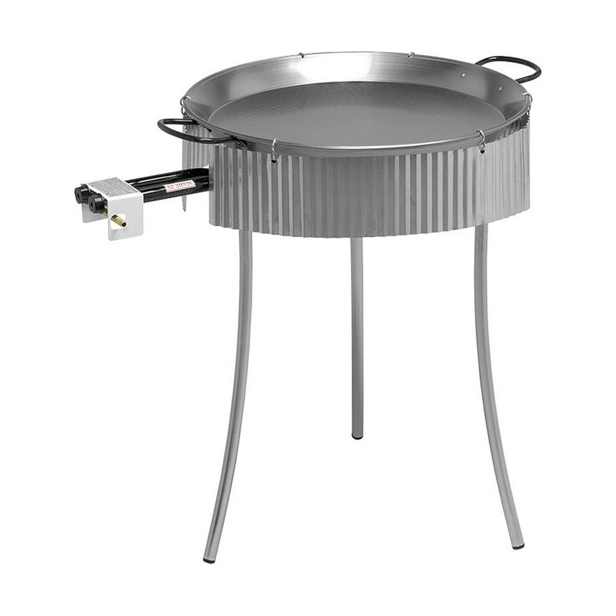 Windbreak for Paella Stand Vaello Adjustable Modular Galvanised Steel 67 x 0,4 x 17 cm (6 Pieces)