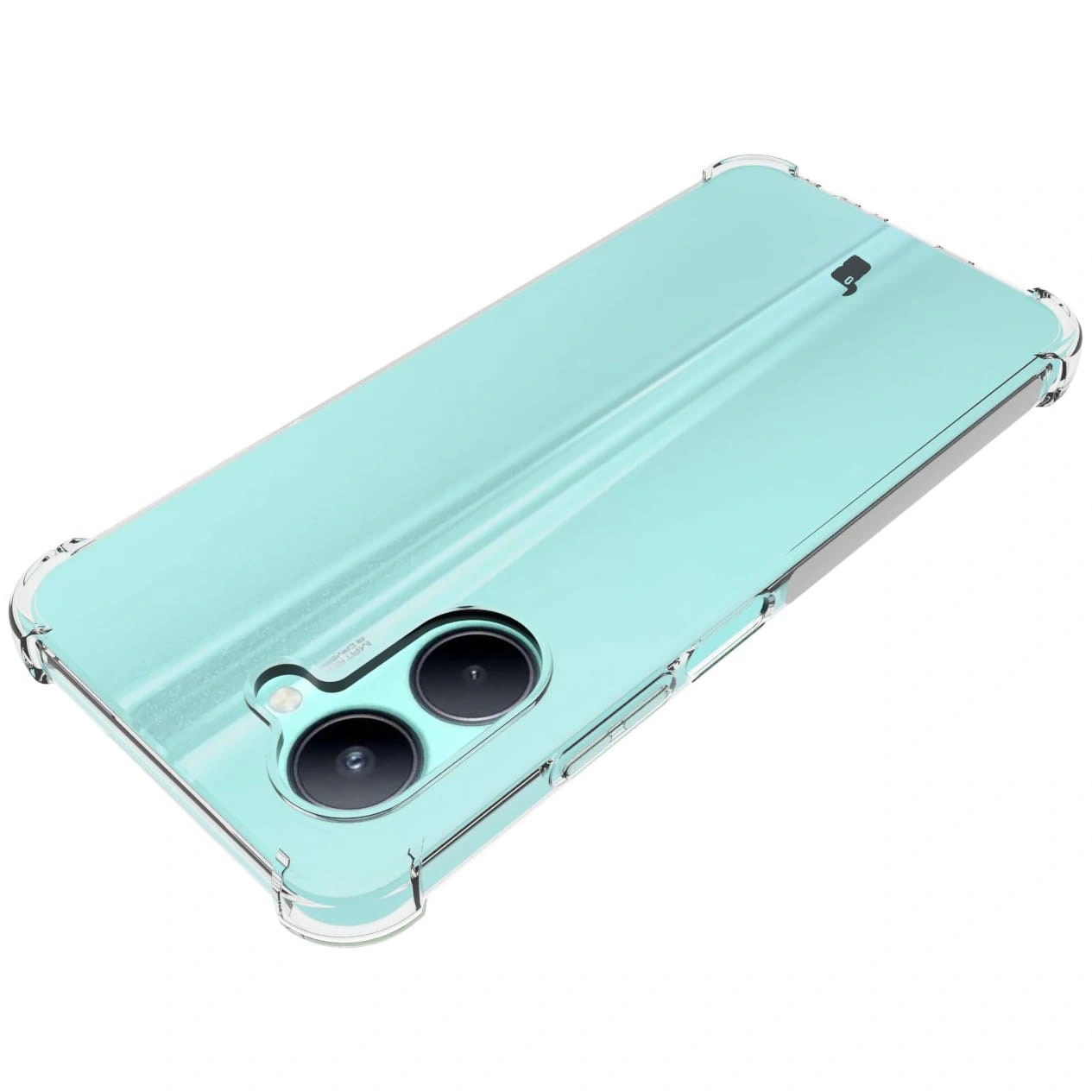 Bizon Case Clear Pack case + 2x screen glass Realme C33 clear
