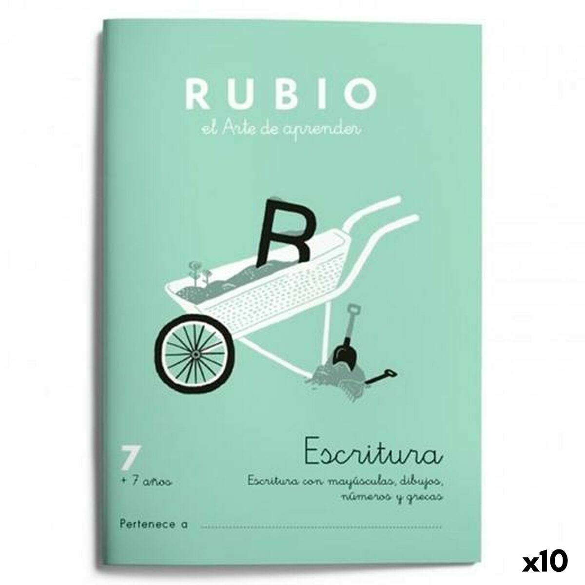 Writing and calligraphy notebook Rubio Nº07 A5 Spanish 20 Sheets (10Units)