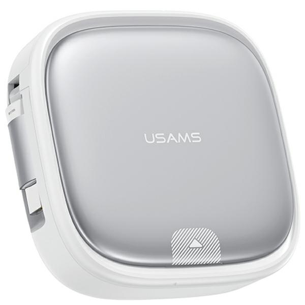 USAMS US-SJ650 3in1 cable MicroUSB / USB-C / Lightning 60W silver