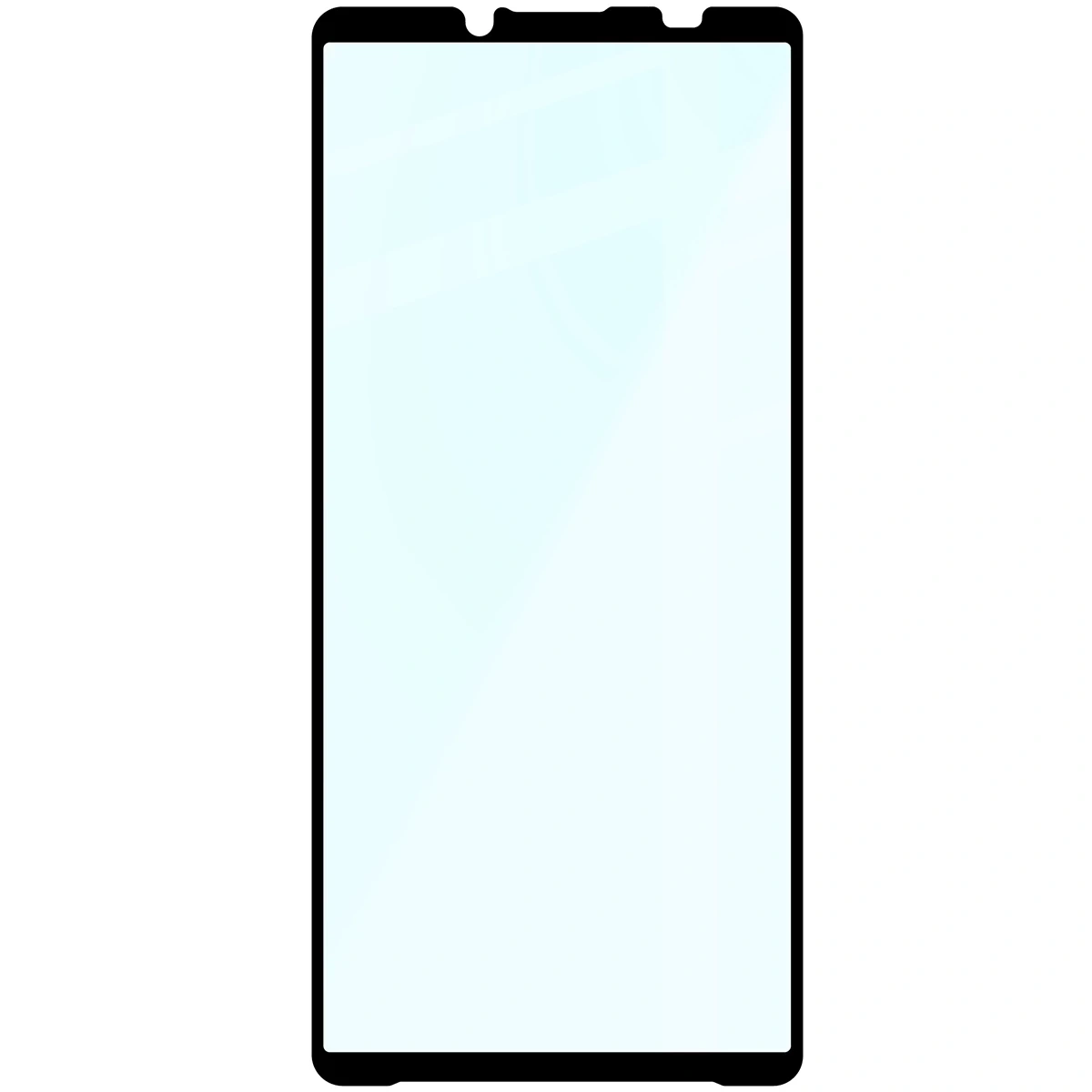 Szkło hartowane Bizon Glass Edge 2 do Sony Xperia 10 VII czarna ramka