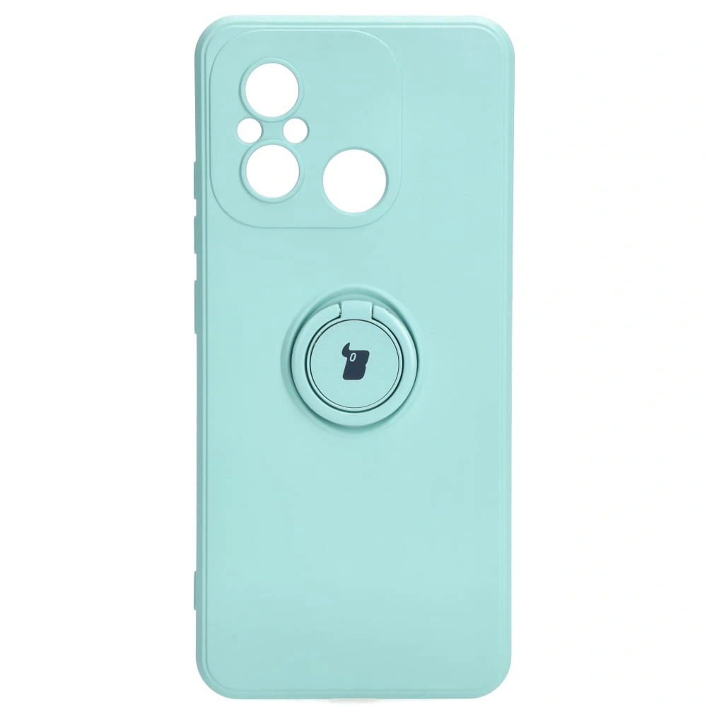 Bizon Case Silicone Ring Sq Xiaomi Redmi 12C turquoise