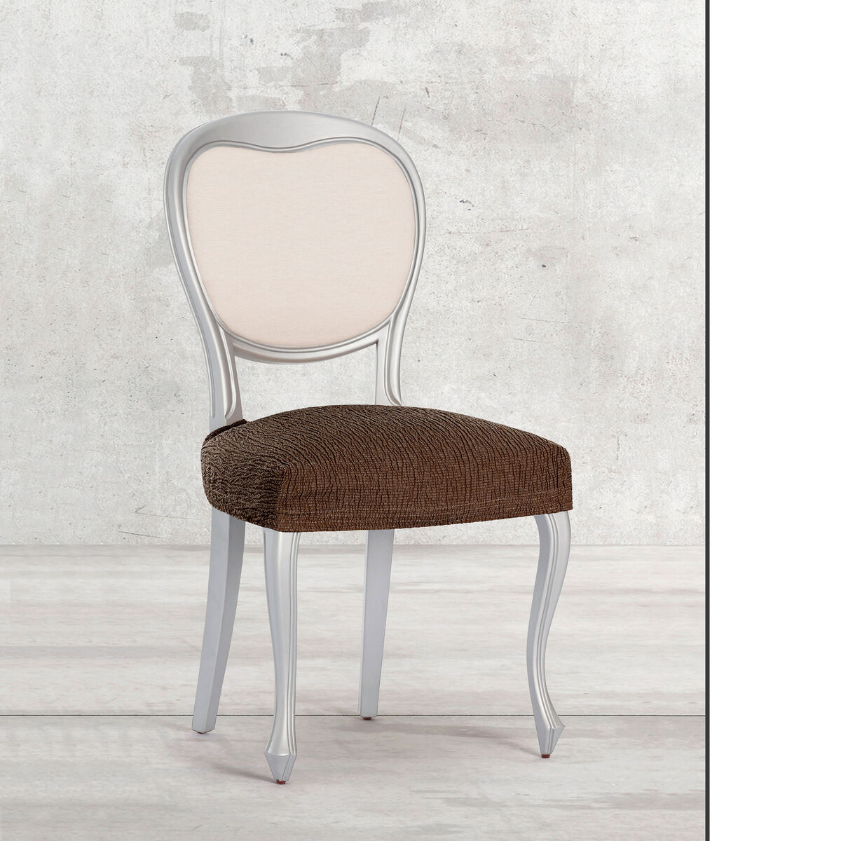 Chair Cover Eysa TROYA Brown 50 x 5 x 50 cm 2 Units