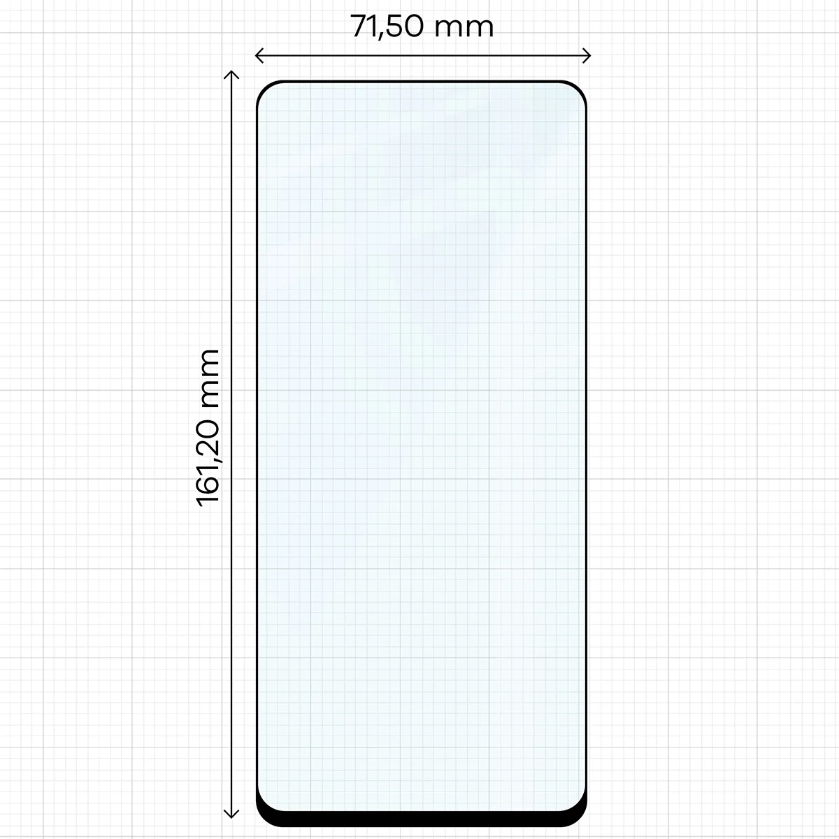 Szkło hartowane Bizon Glass Edge Duo do Samsung Galaxy XCover 7 Pro / 6 Pro czarna ramka [2 PACK]