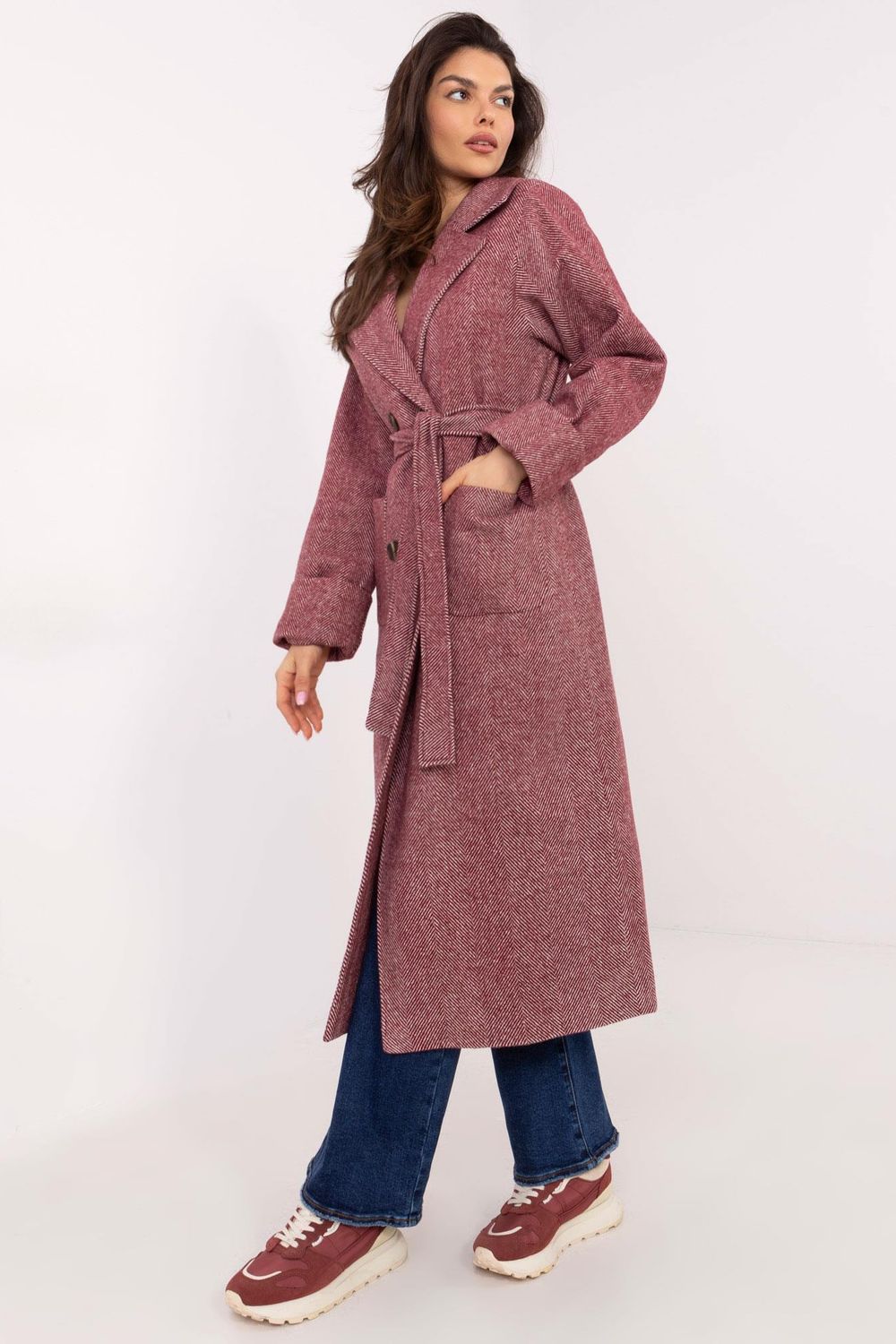  Coat model 206615 Lakerta  red