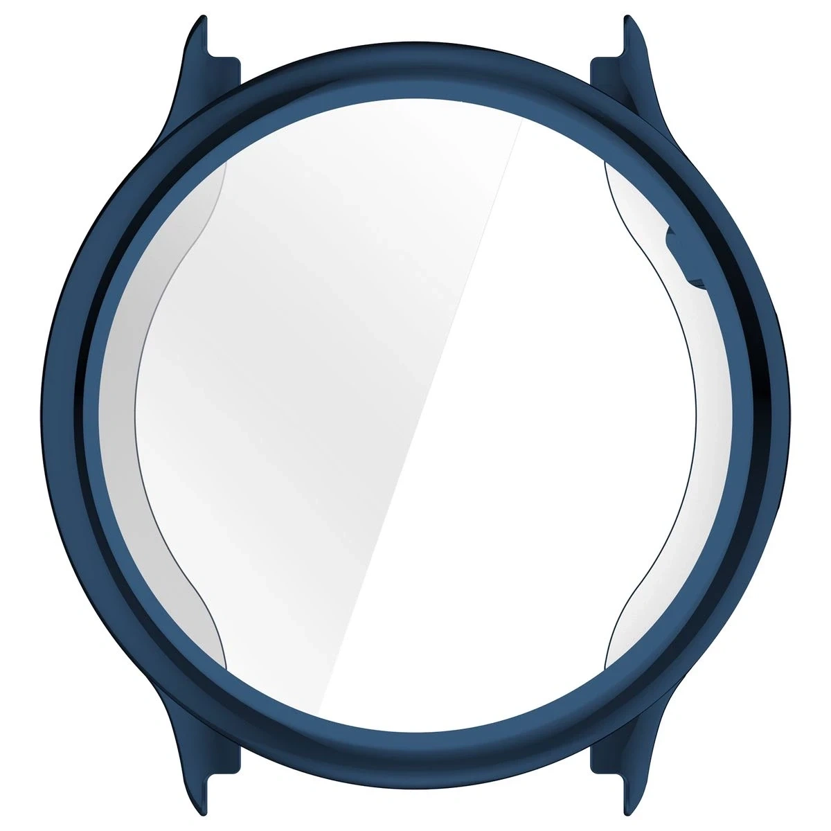 Etui z osłoną ekranu Bizon Case Watch Felipe do Garmin Vivoactive 6 niebieskie