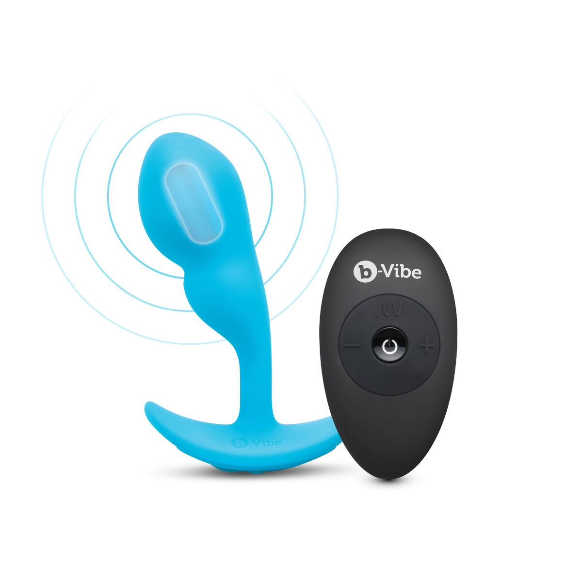 Remote control anal plug B-Vibe Blue