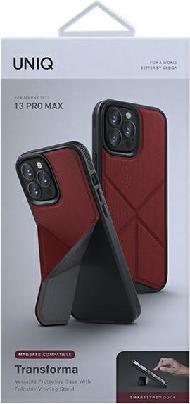 UNIQ Transforma MagSafe Apple iPhone 13 Pro Max coral red