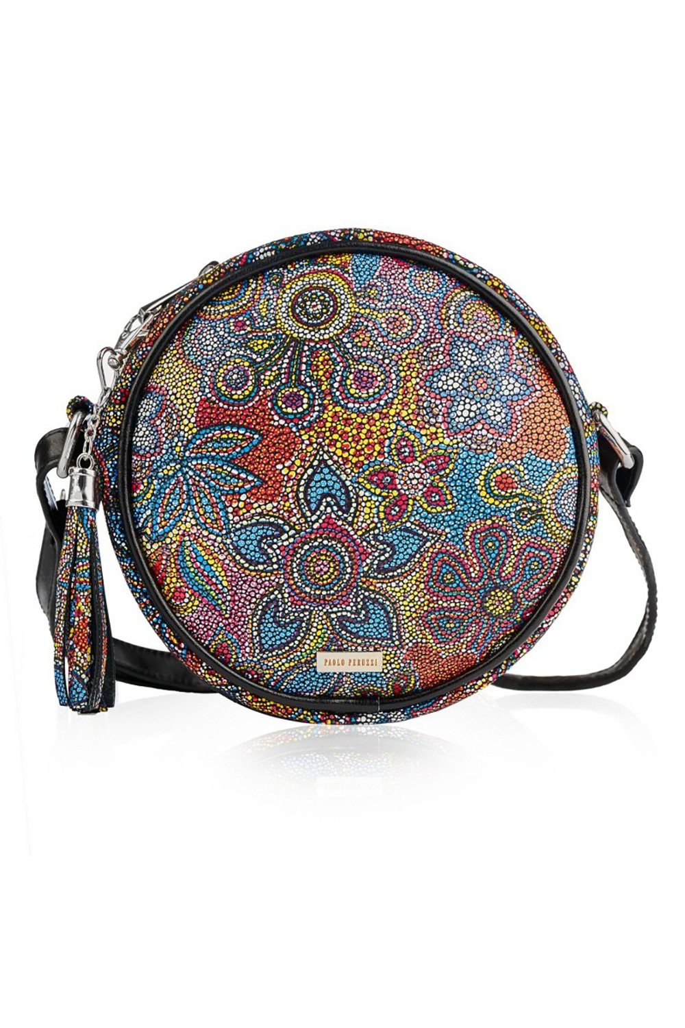  Natural leather bag model 173154 Hurtownia Galanter  multicolor