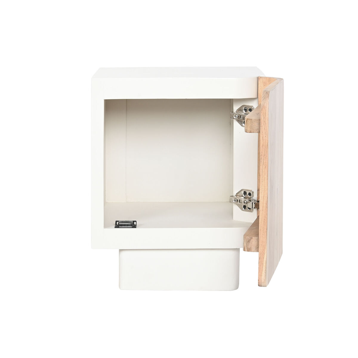Nightstand Home ESPRIT White Natural 40 x 35 x 50 cm