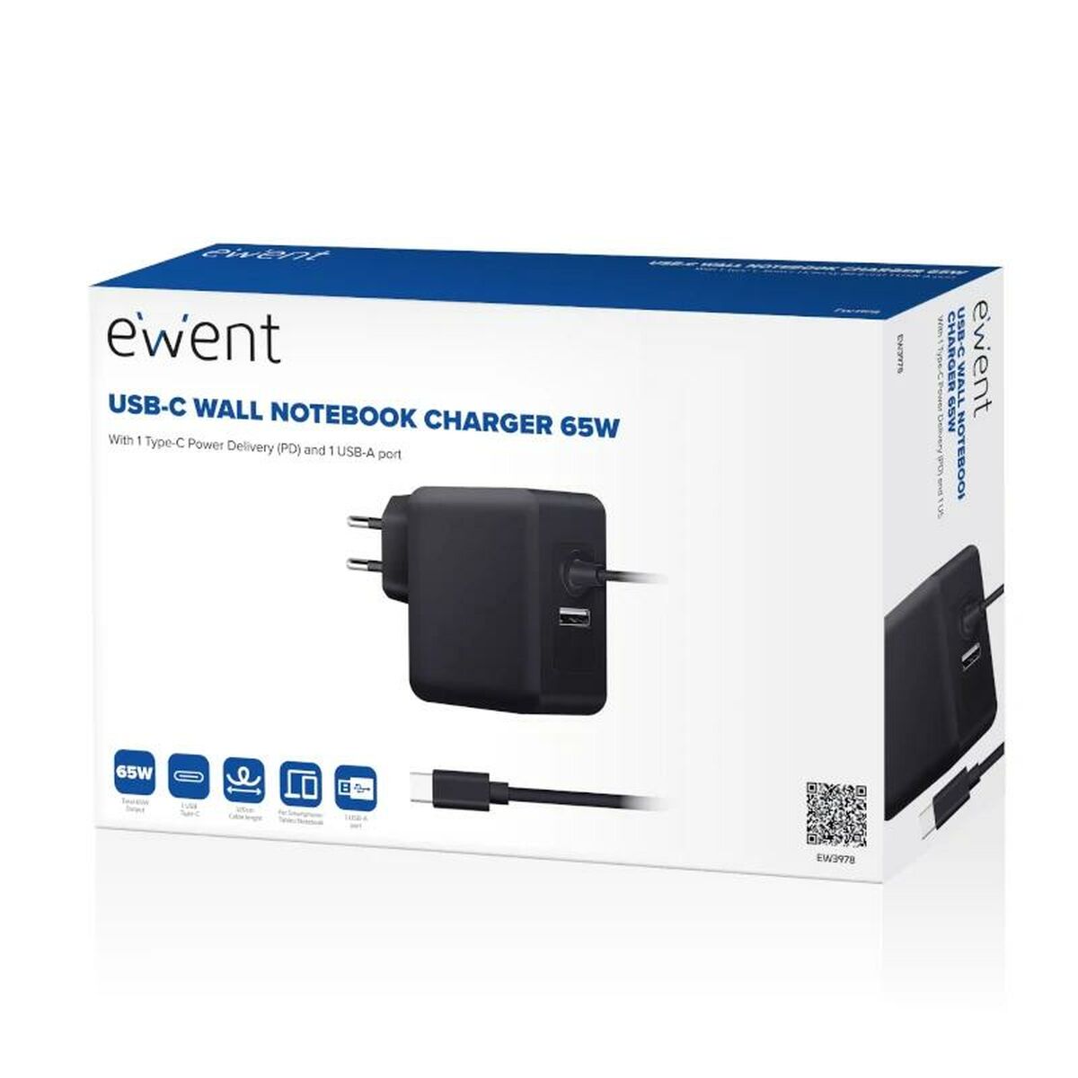 Laptop Charger Ewent EW3978 65 W