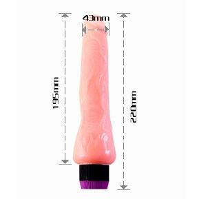 NMC TOYS - BURNING PENIS REALISTIC VIBRATOR 19.5 CM