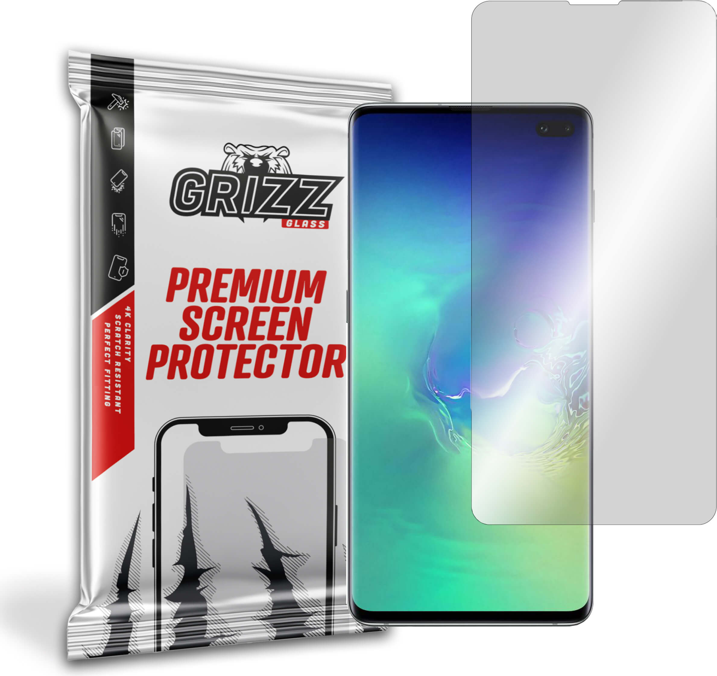 GrizzGlass Hydrofilm Samsung Galaxy S10+ Plus