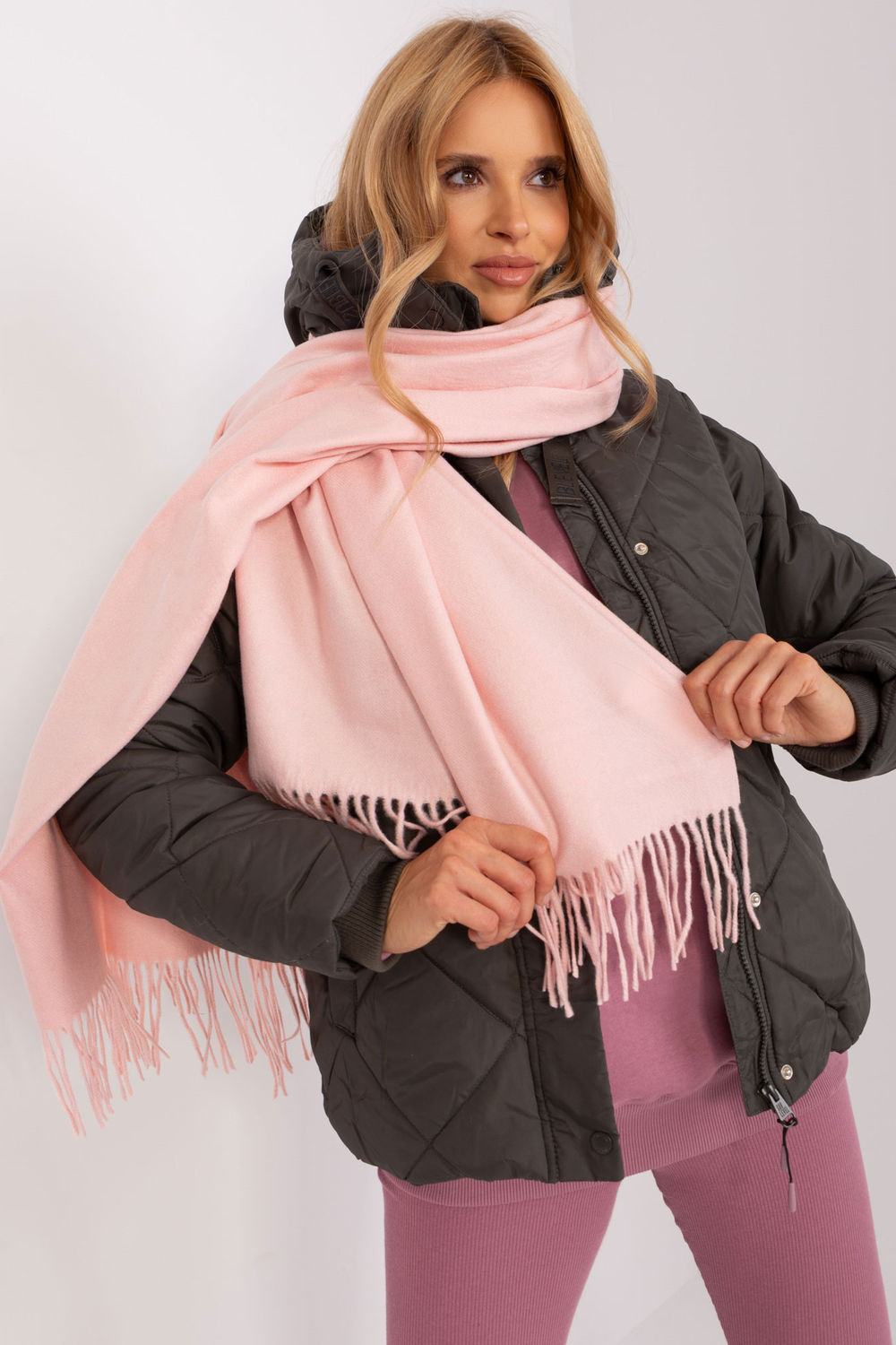  Shawl model 187602 AT  pink