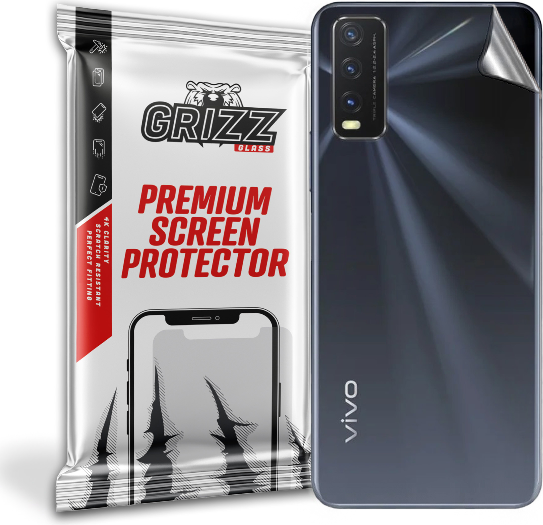 GrizzGlass SatinSkin Vivo Y20s
