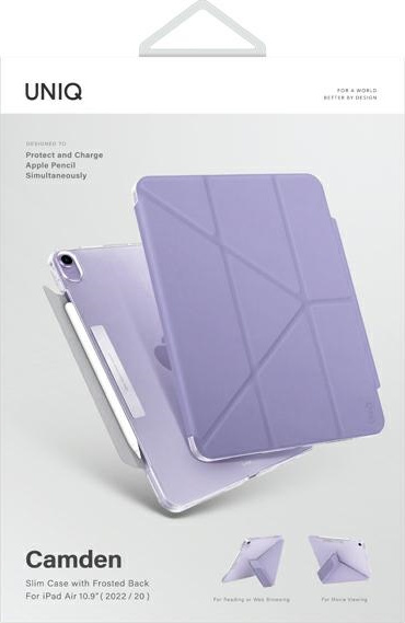 UNIQ Camden Apple iPad Air 10.9 2020/2022 (4, 5 gen) lavender Antimicrobial