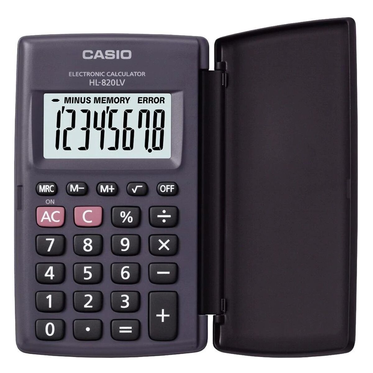 Calculator Casio HL-820LV-BK Grey Resin (10 x 6 cm)