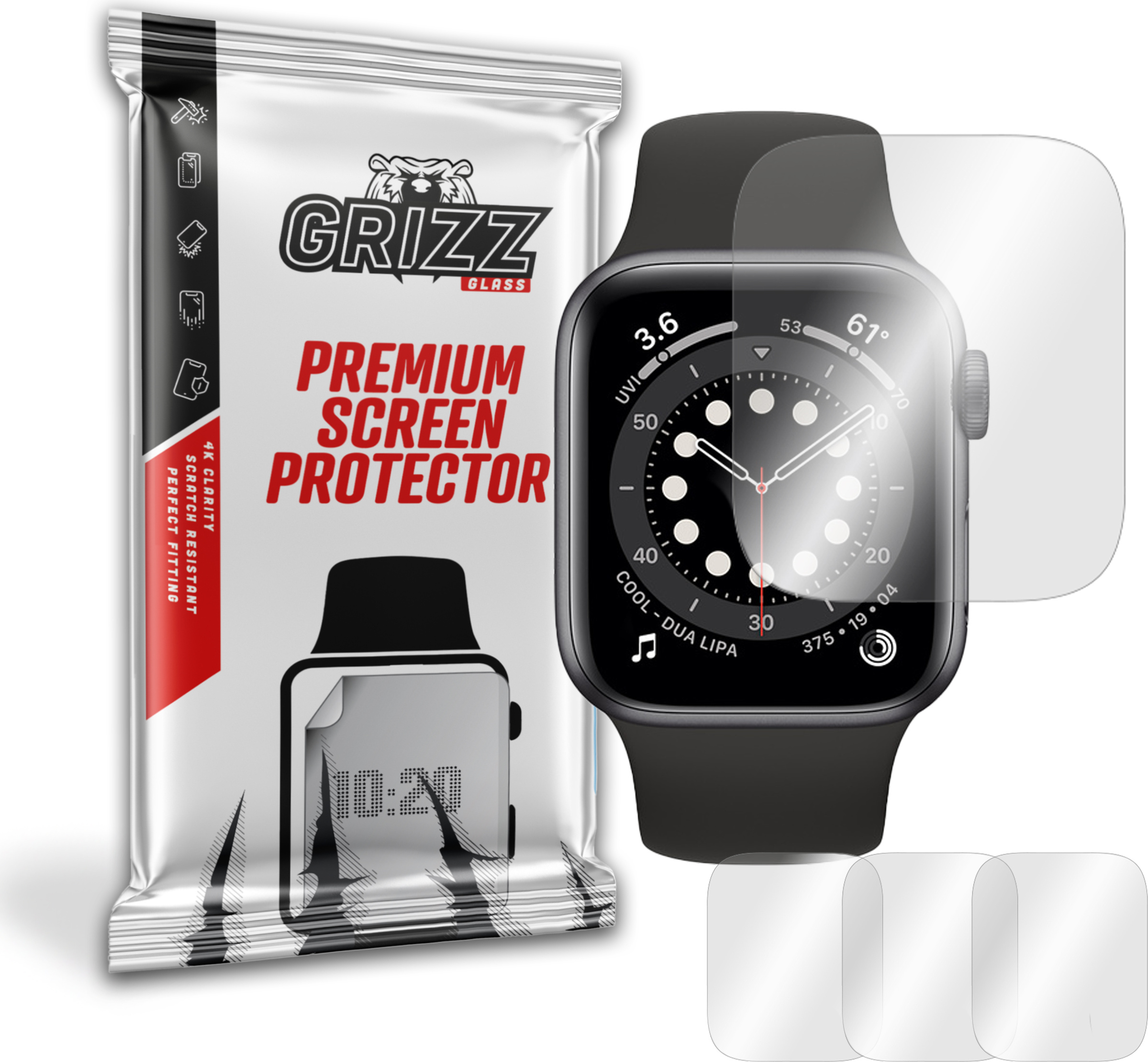 GrizzGlass Hydrofilm Apple Watch 40mm