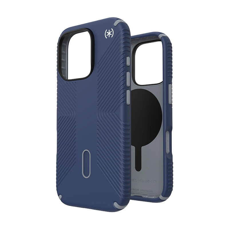 Case Speck Presidio2 Grip ClickLock & MagSafe Apple iPhone 16 Pro (Coastal Blue / Dust Grey / White)