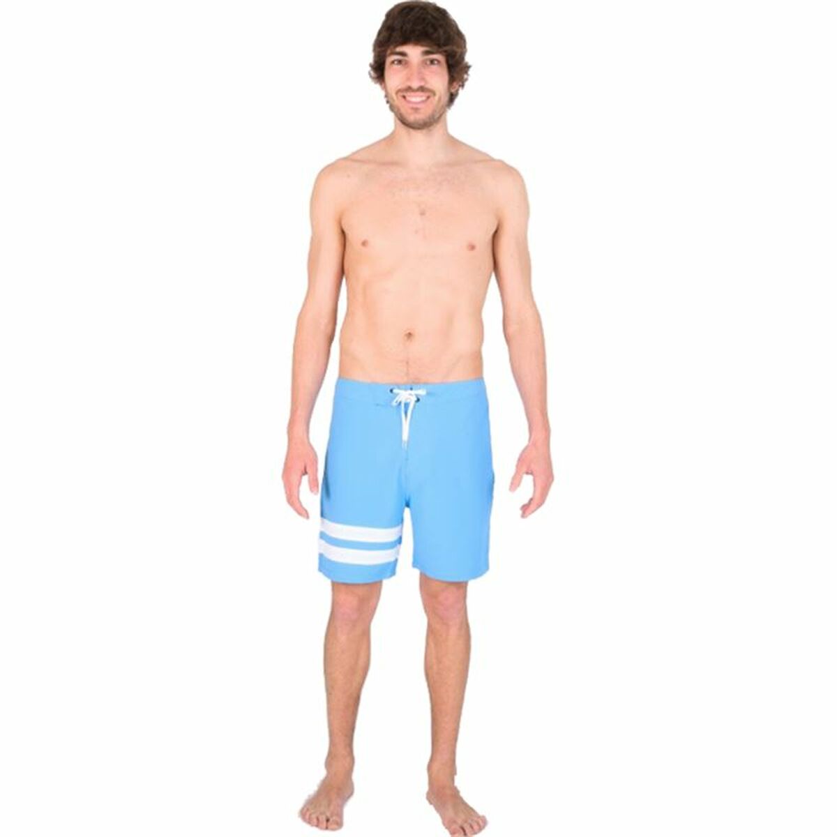 Men’s Bathing Costume Hurley Block Party 18" Sky blue
