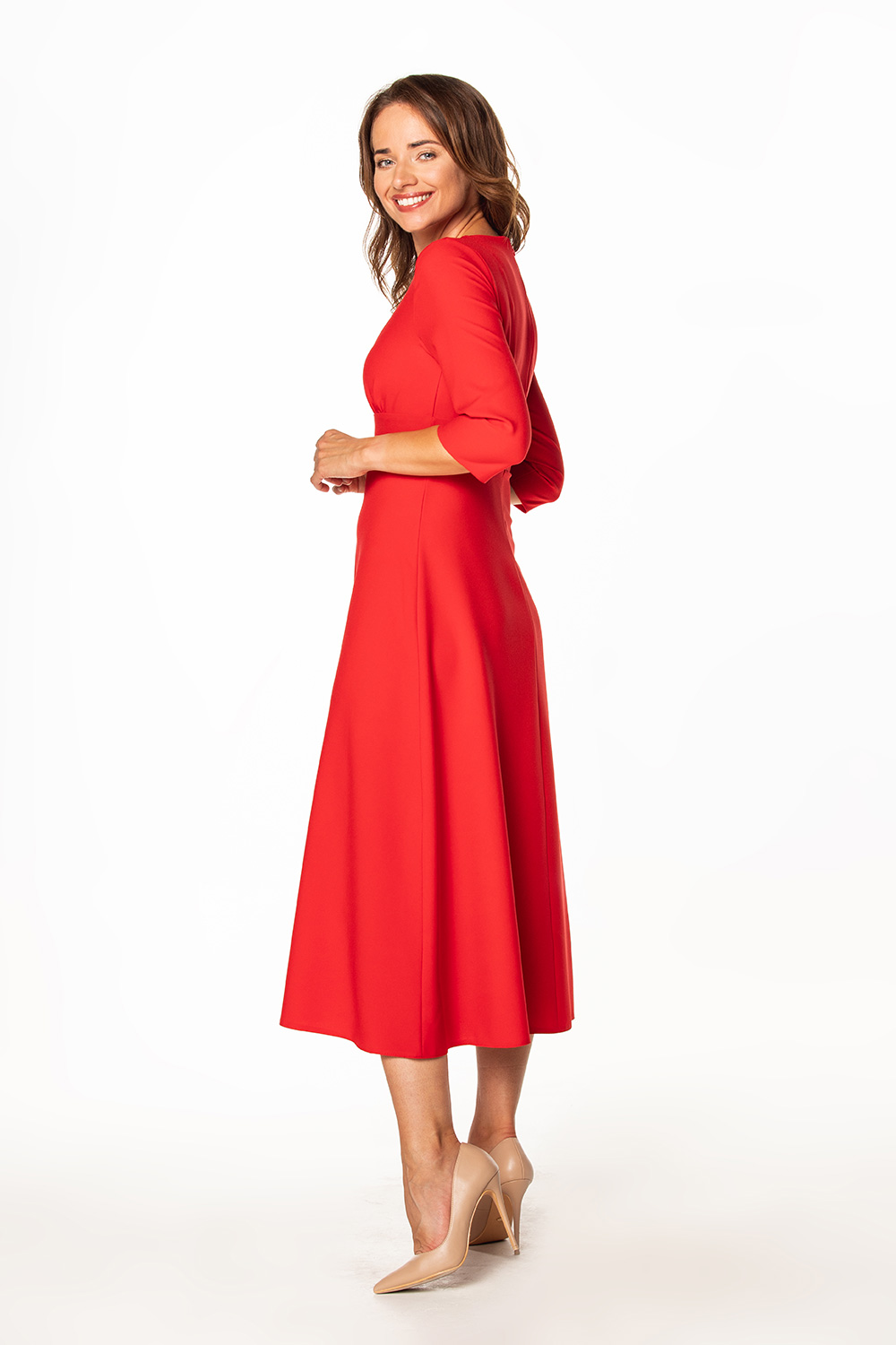 Alltagskleid model 171924 Tessita rot Damen