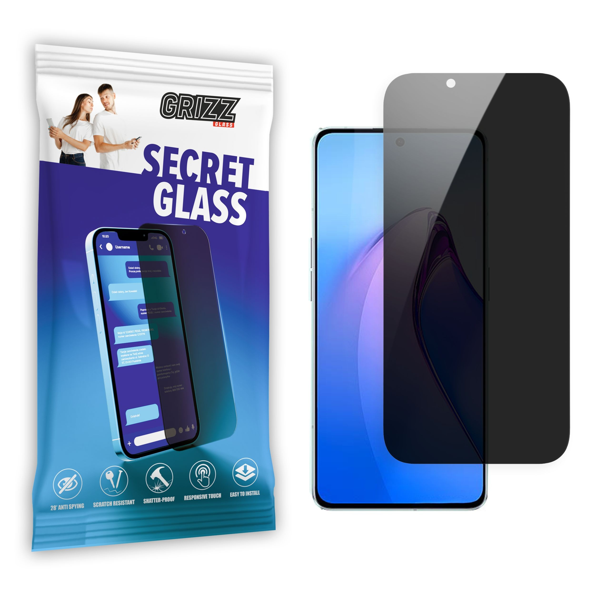 GrizzGlass SecretGlass Oppo Reno 8 Pro