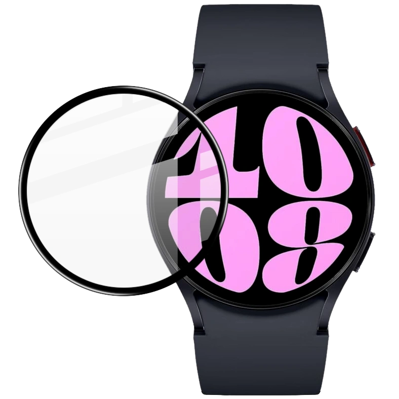 Bizon Glass Watch Edge Hybrid Samsung Galaxy Watch 6 44mm black